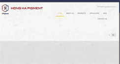 Desktop Screenshot of honghapigment.com